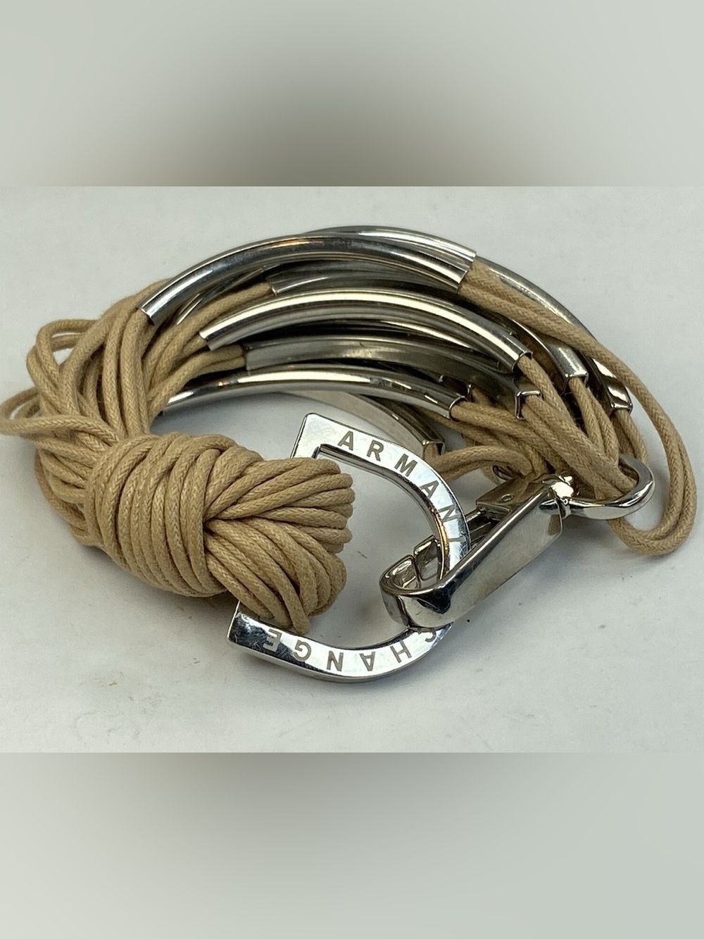 Armani Exchange Multi-Strand Cord Statement Bracelet